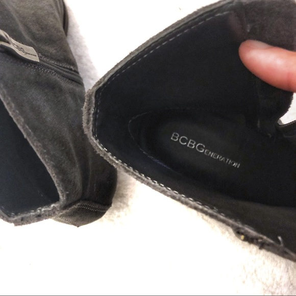 BCBGeneration Grey Zip Ankle Booties - Picture 5 of 6